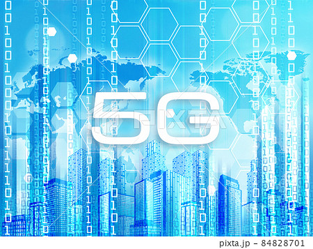5G通信　背景素材 84828701