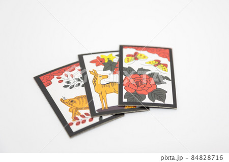 花札 猪鹿蝶 花札 猪鹿蝶 84828716