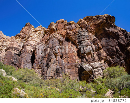 Sunny view of the landscape of Red Rock Canyon Sunny view of the landscape of Red Rock Canyon 84828772