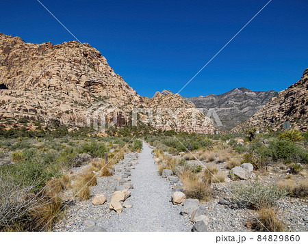 Sunny view of the landscape of Red Rock Canyon Sunny view of the landscape of Red Rock Canyon 84829860