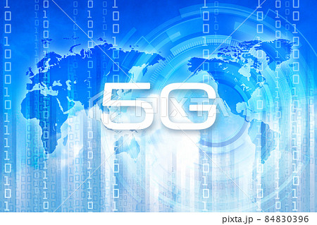 5G通信 クラウドデータ 背景素材 5G通信 クラウドデータ 背景素材 84830396