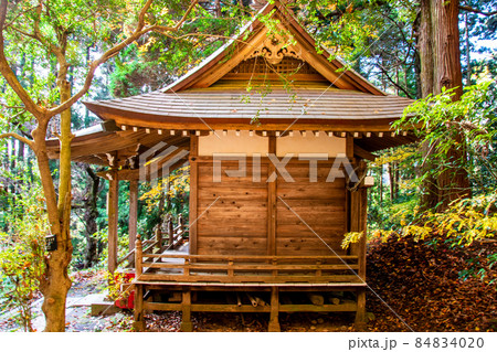 岩手県　平泉　世界文化遺産　中尊寺　八幡堂 84834020