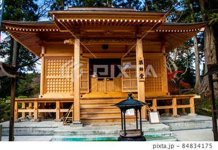 岩手県 平泉 世界文化遺産 中尊寺 願成就院観音堂 岩手県 平泉 世界文化遺産 中尊寺 願成就院観音堂 84834175