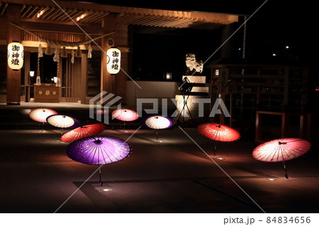 前橋東照宮ライトアップ 前橋東照宮ライトアップ 84834656