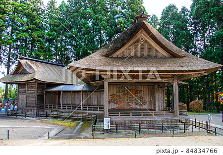 岩手県 平泉 世界文化遺産 中尊寺 白山神社能楽堂 岩手県 平泉 世界文化遺産 中尊寺 白山神社能楽堂 84834766