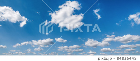 panorama blue sky with cloud and sunshine background 84836445