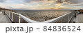 Panorama of sunset on the Volga river in Russia 84836524