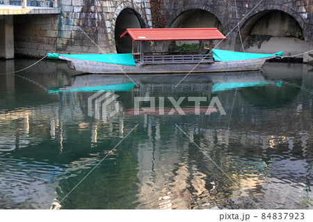 秋の水門川・4(岐阜県大垣市:奥の細道結びの地) 秋の水門川・4(岐阜県大垣市:奥の細道結びの地) 84837923