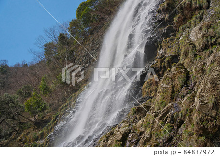 《兵庫県》国定公園、天滝渓谷の風景【3月】 84837972