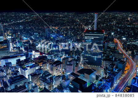 池袋　サンシャイン60からの都市夜景 84838085