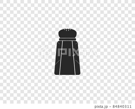 Pepper, salt, shaker icon. Vector illustration. Flat design. Pepper, salt, shaker icon. Vector illustration. Flat design. 84840311