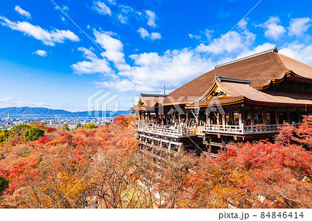 秋の京都 清水寺 本堂 秋の京都 清水寺 本堂 84846414