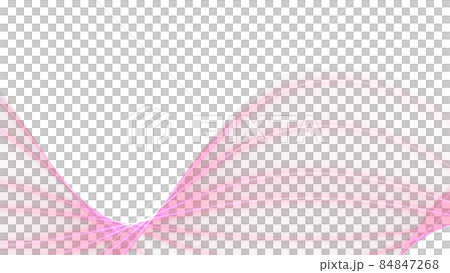 CGレーザー　捻じれるレーザーの背景素材 84847268