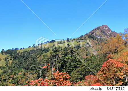 【愛媛県】紅葉した秋の瓶ヶ森（石鎚山） 84847512