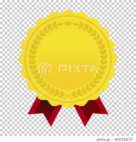 Medal ribbon gold 84850675