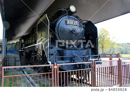 三田市　機関車のある公園～はじかみ池公園～  SL D51 正面より 84850928
