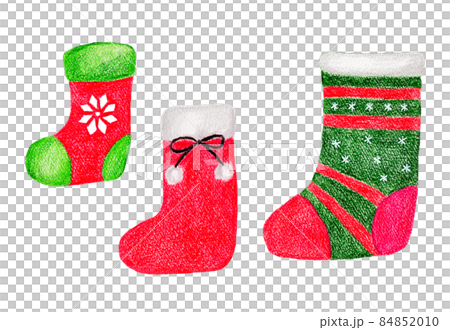 Continuous line art drawing of Christmas socks 29178436 Vector Art at  Vecteezy