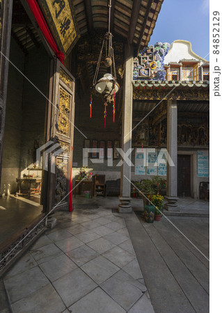 The ancestral hall of Pinang Peranakan Mansion in Penang, Malaysia 84852129