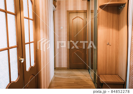 Living Room Interior Of Typical Russian Flat Floor 84852278
