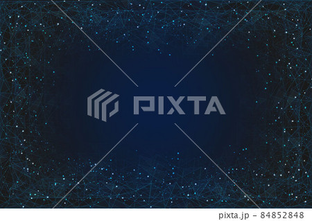 Abstract blue background. Polygonal low poly wireframe illustration looks like stars in the blask night sky in spase or flying glass shards. Digital web, internet design. Abstract blue background. Polygonal low poly wireframe illustration looks like stars in the blask night sky in spase or flying glass shards. Digital web, internet design. 84852848
