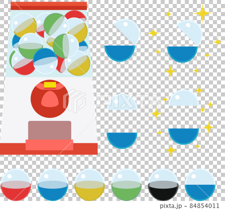 Gacha Gacha Toy Capsule Illustration vector of... - Stock Illustration ...