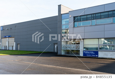 Neder-Over-Heembeek, Brussels, Belgium - 12 11 2021: Factory of the ZF Cogwheel company 84855135