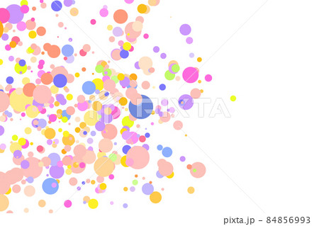 Light multicolor background, colorful vector texture with circles. Splash effect banner. Glitter silver dot abstract illustration with blurred drops of rain. Pattern for web page, banner,poster, card 84856993