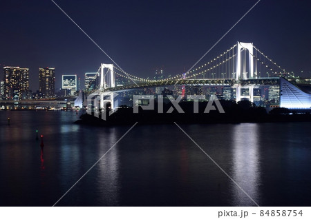 東京夜景 お台場 レインボーブリッジ 東京夜景 お台場 レインボーブリッジ 84858754