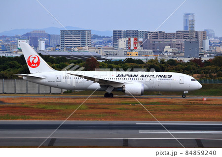大阪国際空港 JAL 飛行機 離陸 スカイパーク 大阪国際空港 JAL 飛行機 離陸 スカイパーク 84859240