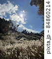 雲とススキ 84860214