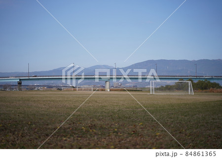 河川敷から見た3号線【福岡県久留米市東櫛原町】 84861365