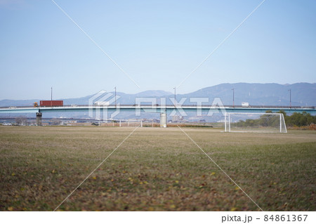 河川敷から見た3号線　【福岡県久留米市東櫛原町】 84861367