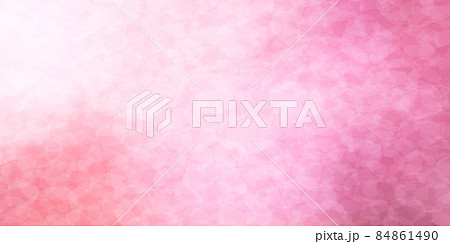 春　ピンク　和紙　背景 84861490