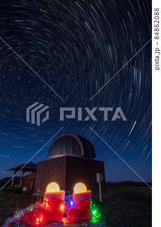 天文台で撮影した星のぐるぐる写真 84862086