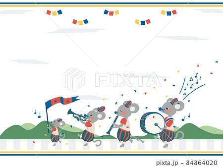 鼓笛隊メッセージカード2 84864020