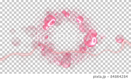CG particles background of light balls and lines with a copy space in the center CG particles background of light balls and lines with a copy space in the center 84864284