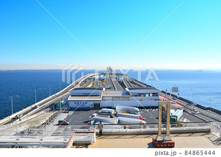 海ほたるから見るアクアラインの風景(千葉方面) 海ほたるから見るアクアラインの風景(千葉方面) 84865444