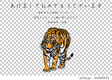 Front vector color New Year horizontal Front vector color New Year horizontal 84866643
