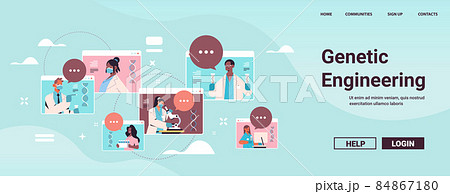 scientists working with DNA in test tubes researchers making experiment in lab DNA testing genetic engineering 84867180