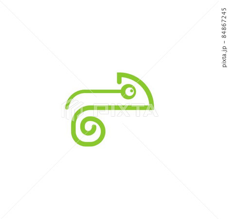 Chameleon logo icon design template illustration 84867245