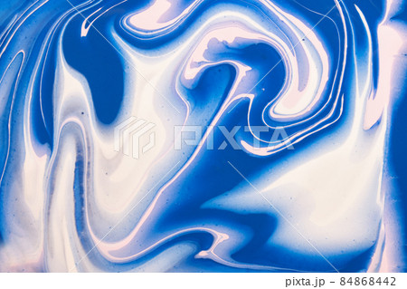 blue fluid art