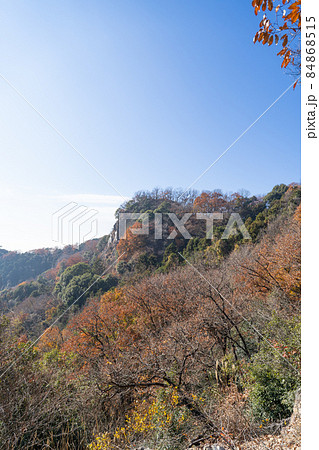 妙義山の展望台から見た大小山（栃木県足利市） 84868515