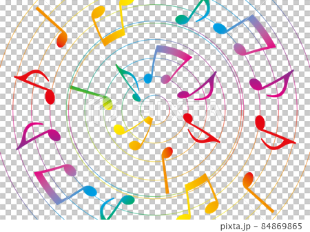 音符・音楽 84869865
