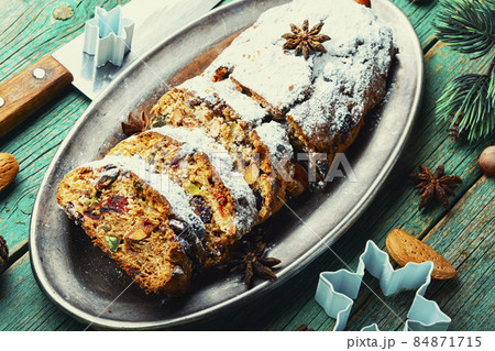 Stollen, a German Christmas pie Stollen, a German Christmas pie 84871715