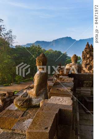 Borobudur Buddist Temple - island Java Indonesia 84871972