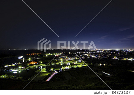 飯岡刑部岬の夜景 飯岡刑部岬の夜景 84872137