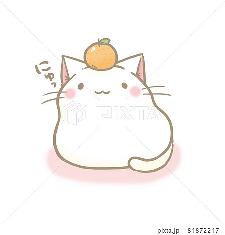 しろねこもちのイラスト素材 [84872247] - PIXTA