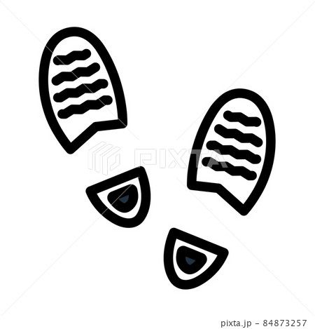 Man Footprint Icon 84873257