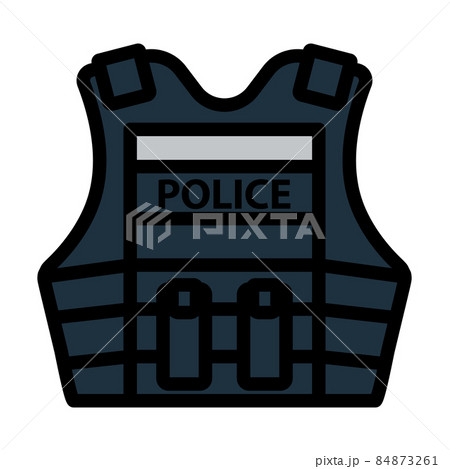 Police Vest Icon 84873261