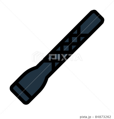Police Flashlight Icon 84873262